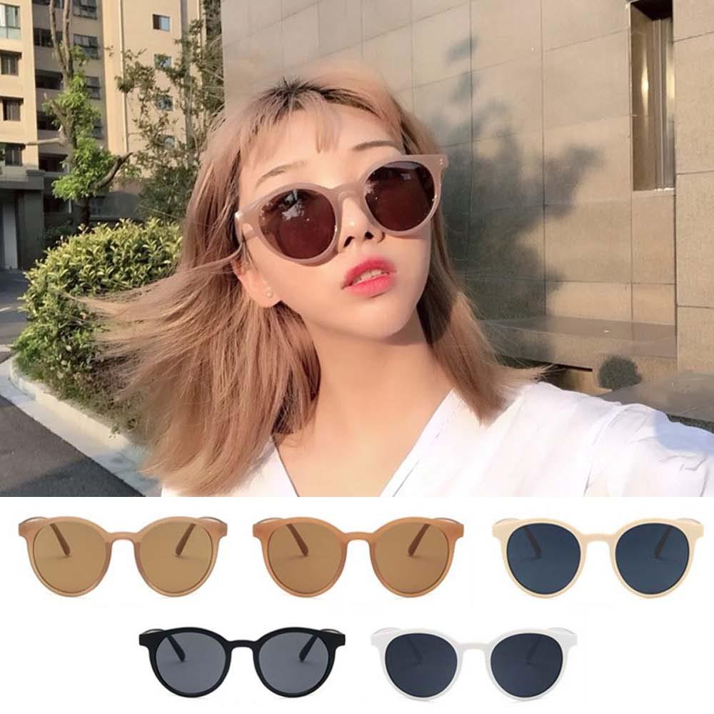 Kính Mát Gọng Tròn Chống Tia UV400 Phong Cách Retro Thời Trang