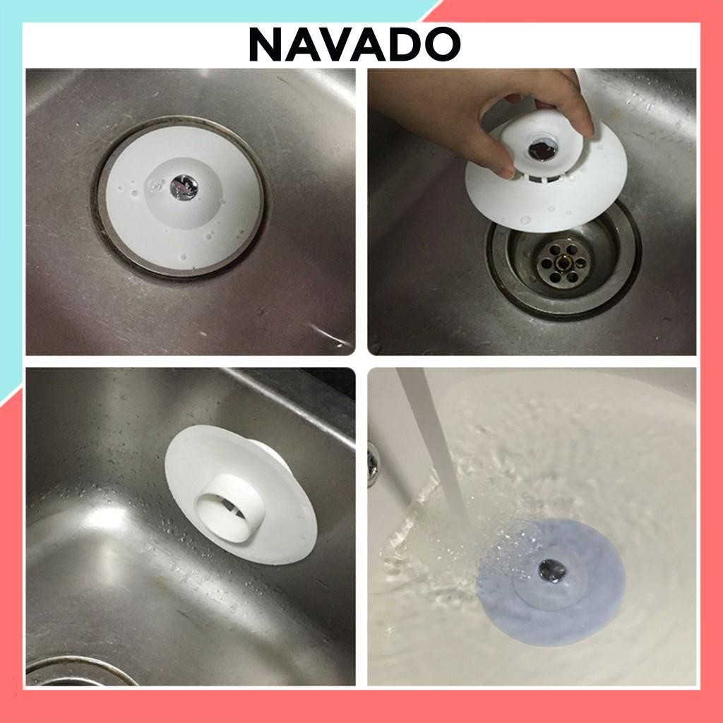 Chặn Rác chậu Rửa chén Bát lavabo ống thoát nước nhà tắm Bật Mở Thông Minh Ngăn Mùi Bồn Tắm B040 NAVADO