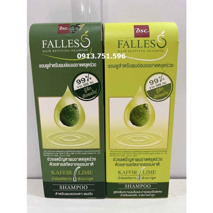 Dầu gội; dầu gội xả ngăn rụng tóc, kích thích mọc tóc Falless 300ml Thái Lan