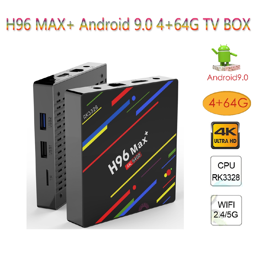 TV Box 4 H96 Max Android 9.0 kết nối Bluetooth 4.0
