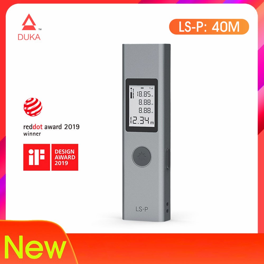 Máy đo khoảng cách bằng laser Xiaomi Duka LS-2 - Thước đo khoảng cách laser Xiaomi Du