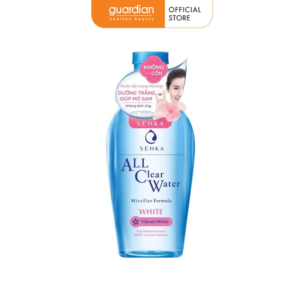 Nước tẩy trang dưỡng trắng Senka All Clear Water Micellar Formula White (230ml)