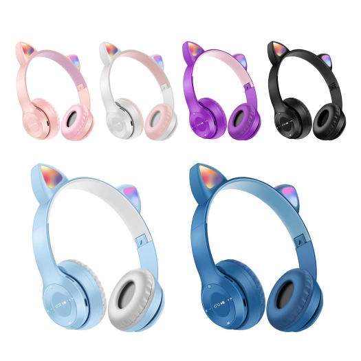 Tai Nghe Headphone Bluetooth chụp tai không dây P47, Âm Thanh Cực Đỉnh, Học Online-Gaming ( Có Khe Cắm Thẻ Nhớ)/Max
