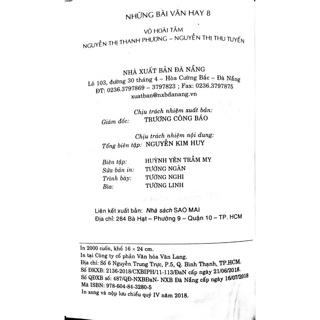 Sách - Những Bài Văn Hay Lớp 8