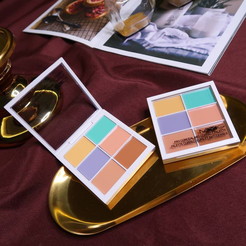 [Hàng mới về] Bảng Kem Che Khuyết Điểm 6 Màu Sắc Trang Điểm Chuyên Nghiệp | BigBuy360 - bigbuy360.vn