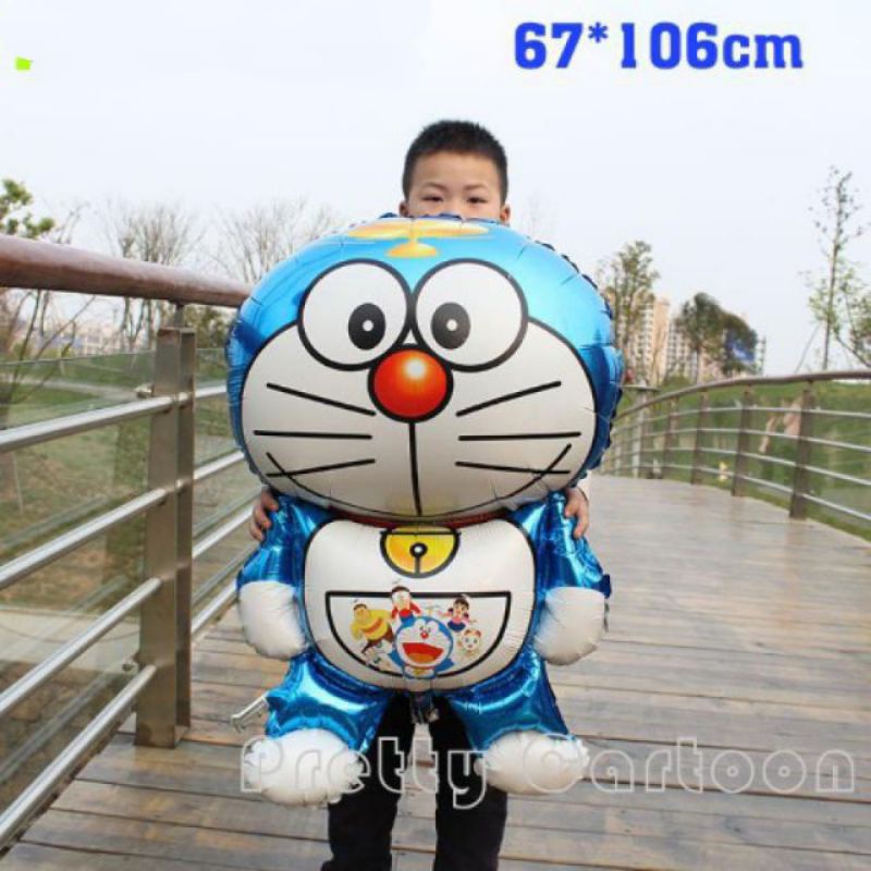 BÓNG NHÔM HÌNH CHUỘT, Chuột Mickey,Doremon   TO 60CM SIÊU ĐÁNG YÊU