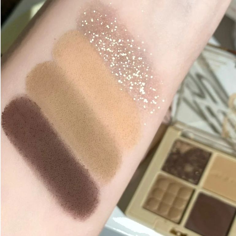 SWEET MINT® Bảng phấn mắt 4 màu lì/ nhũ bền màu lâu dài