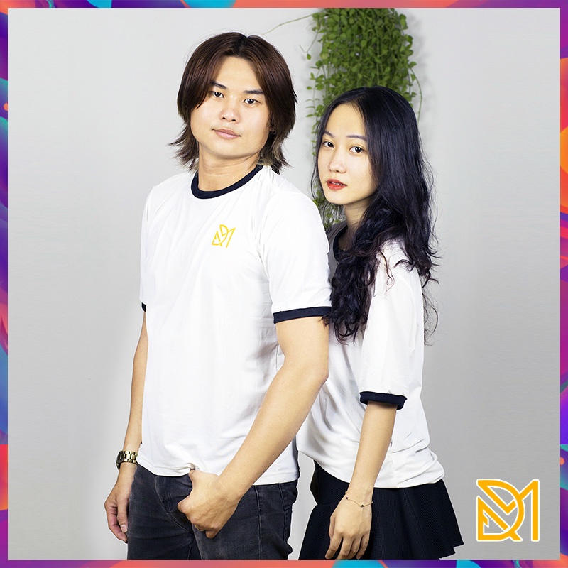 Áo Thun Cổ Tròn Nam Nữ Mido Basic Unisex Form Tay Ngắn, Áo Phông T-Shirt Thời Trang Trẻ Trung, Vải Mềm Mại Co Giản Tốt