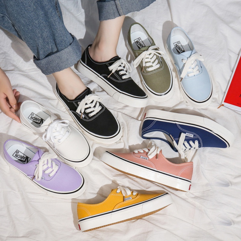 Giày thể thao van old skool, giày bata học sinh nam nữ nhiều màu cá tính