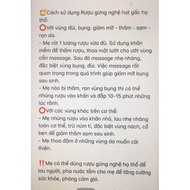 RƯỢU NGHỆ GẤC HẠ THỔ (face) TRẮNG DA MỜ NÁM | BigBuy360 - bigbuy360.vn