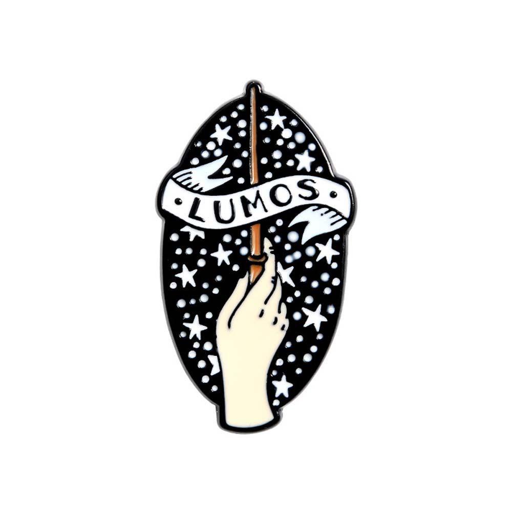 Mocho Ghim Cài Áo Hình Cây Đũa Thần LUMOS Vui Nhộn Dễ Thương