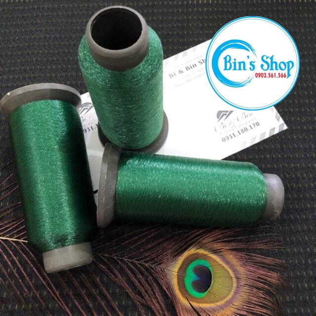 Chỉ Tàn Hình - Chỉ Cước Màu Kết Cườm, May Ren Lưới Áo Cưới