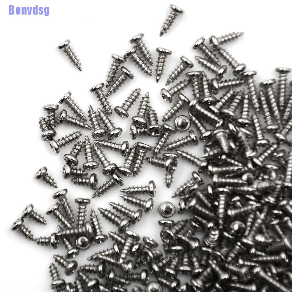 Set 100 ốc vít đầu tròn rãnh chữ thập đường kính m2 chuyên dụng