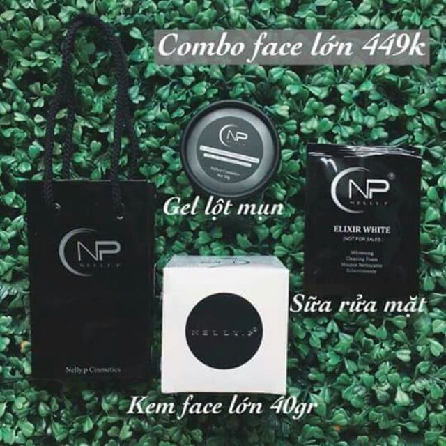 COMBO KEM FACE SỮA NELLY.P