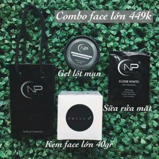 COMBO KEM FACE SỮA NELLY.P