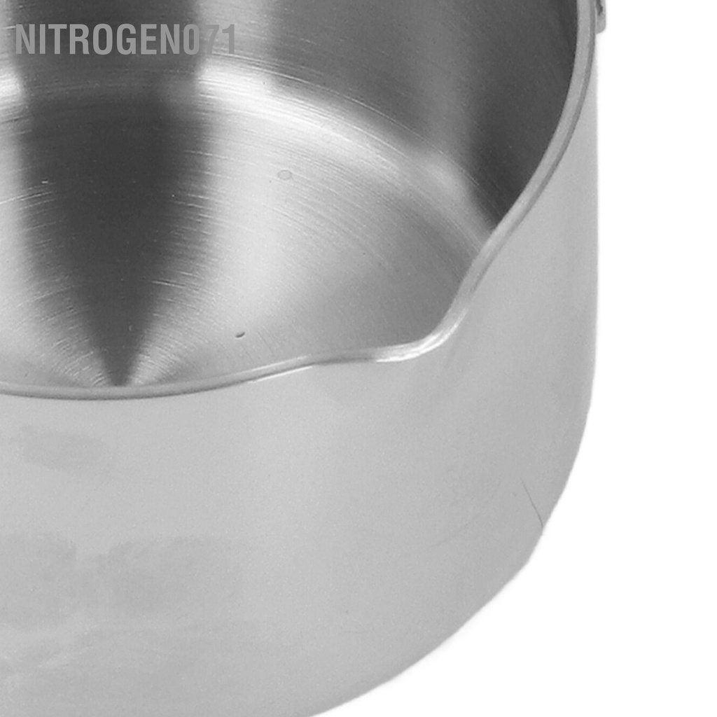 Nitrogen071 Nồi sữa nóng bằng thép không gỉ đun chảy sô cô la có đường sôi  bơ phô mai với vòi rót kép