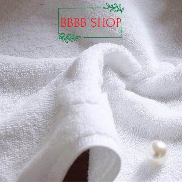 Khăn Tắm RIOTEX Màu Trắng Kích Thước 70x140cm 400g 100% Cotton Cao Cấp