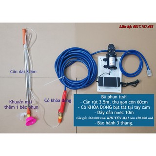 Máy Phun Sương Tưới Lan Cần Dài 3.5m