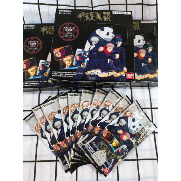 Pack random/Thẻ nhân phẩm Jujutsu Kaisen Metal 2