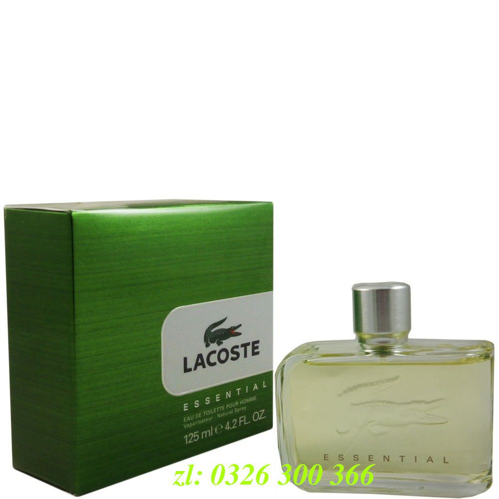 Nước Hoa Nam 125Ml Lacoste Essential Pour Homme Chính Hãng.