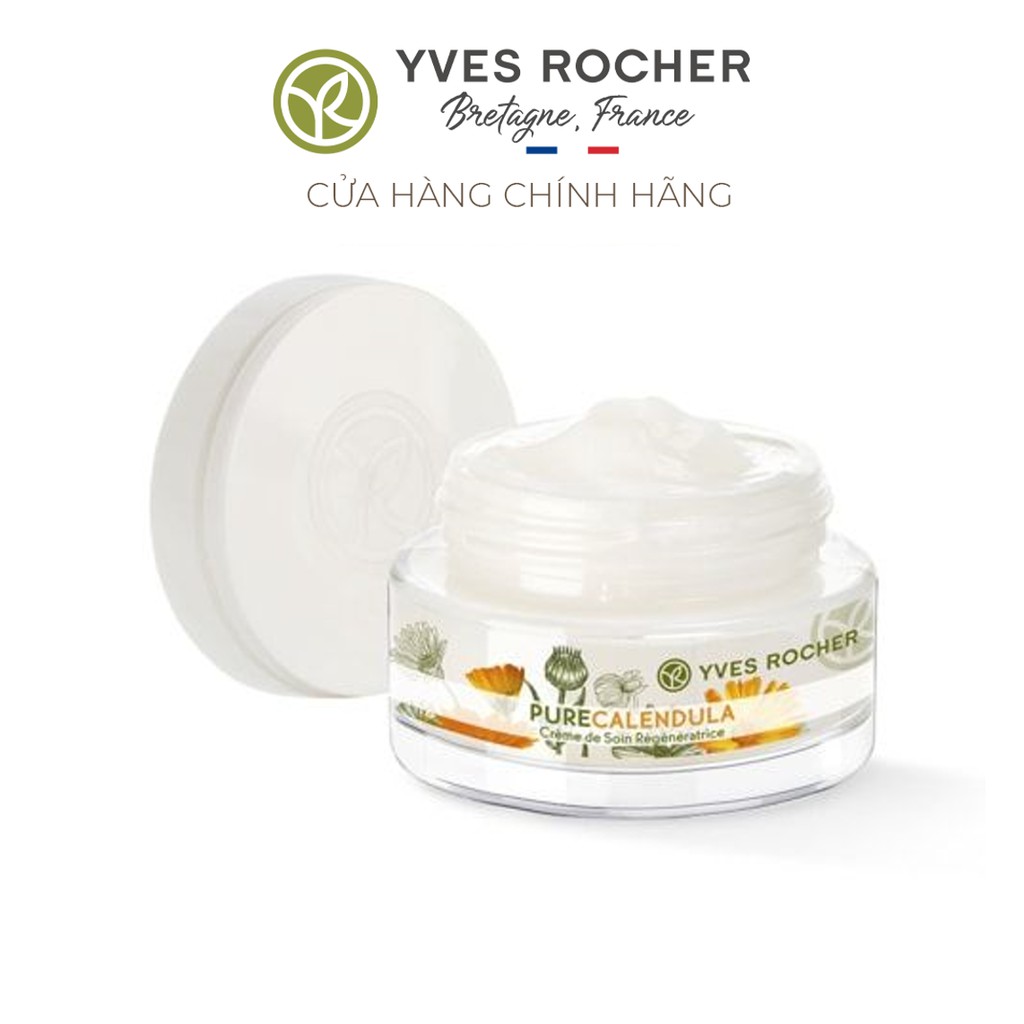 [Mã FMCGMALL -8% đơn 250K] Kem Dưỡng Da Ngày Và Đêm Yves Rocher Calendula Regenerating Day Night Cream 50ml | BigBuy360 - bigbuy360.vn