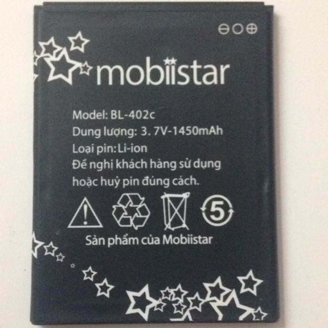 Pin mobiistar Touch Bean 402M/ Touch Bean 402c chính hãng