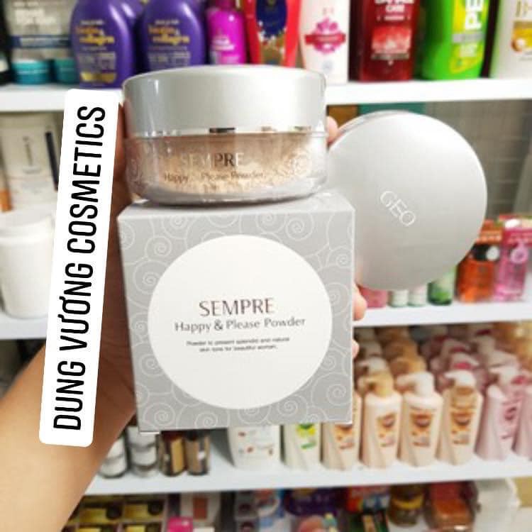 Phấn Phủ Bột Sempre Siêu Mịn Geo Happy & Please Powder