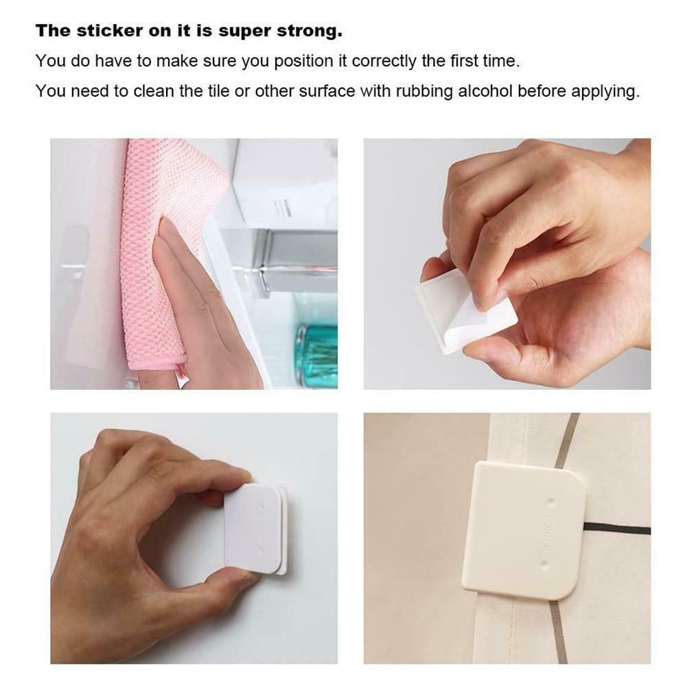 Kẹp cố định rèm cửa hình chữ U M0I2
