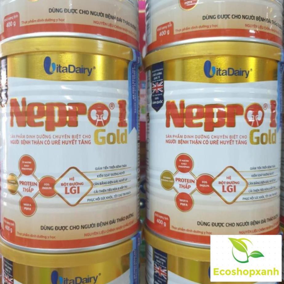 Combo 3 lon Sữa Nepro gold 1 400g/Date mới nhất thị trường T5.2023