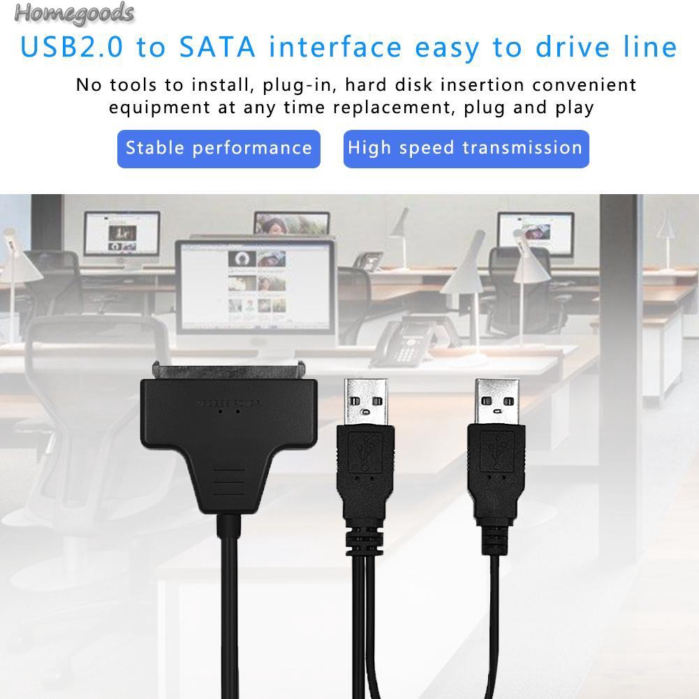 Cáp Chuyển Đổi Usb 2.0 Sang Sata Cho Ổ Cứng 2.5/3.5 Inch Ssd