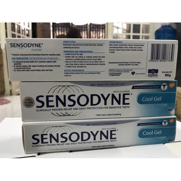 [CHÍNH HÃNG] KEM ĐÁNH RĂNG SENSODYNE COOL GEL THÁI LAN