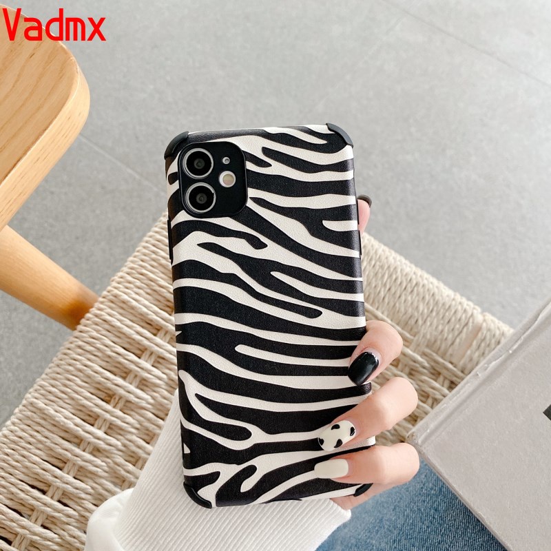Sang Trọng Ốp Điện Thoại Tpu Mềm Họa Tiết Da Báo / Ngựa Vằn Cho Samsung Galaxy S21 S20 Ultra Plus S20 Fe S10 S9 Plus Note 20 Ultra 10 Plus 9 8