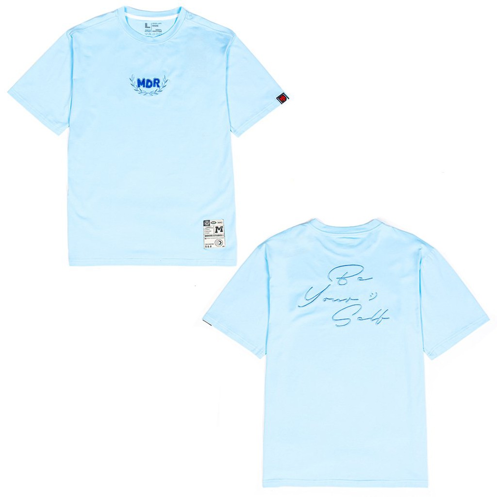 Áo phông tay lỡ form rộng Unisex Thêu Nam Nữ Logo MDR Cao Cấp Local Brand Mi Midori