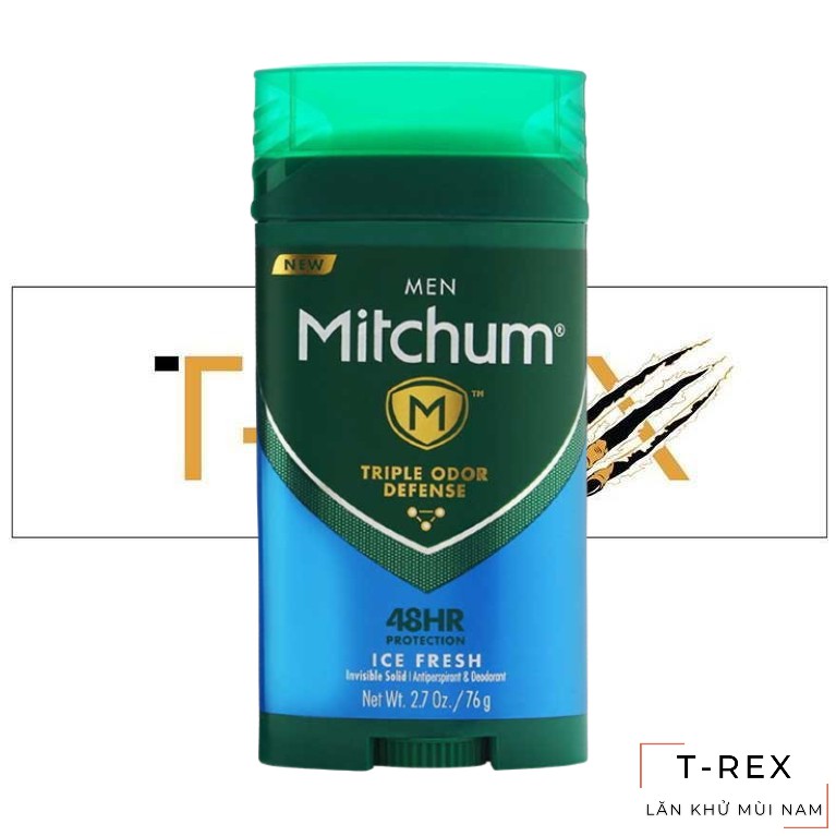 Lăn Sáp Khử Mùi Nam Mitchum ICE FRESH 76g