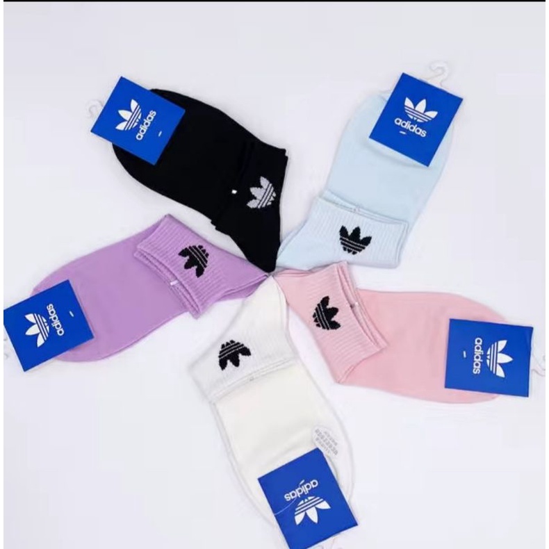 Tất Adidas dệt kim cổ thấp phù hợp cho nam nữ, vớ tất chất lượng cao hàng loại 1