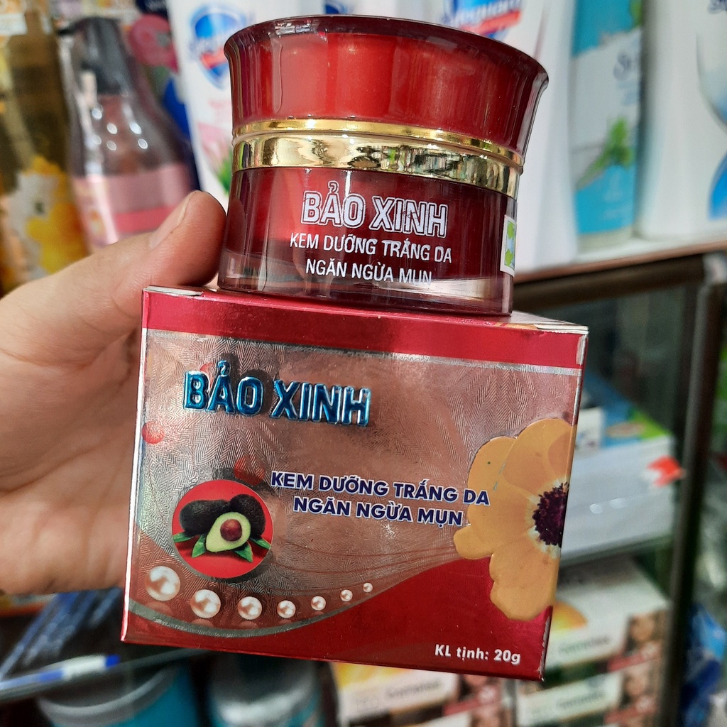 Kem bảo xinh Dưỡng Trắng Da Ngăn Ngừa Mụn 20g