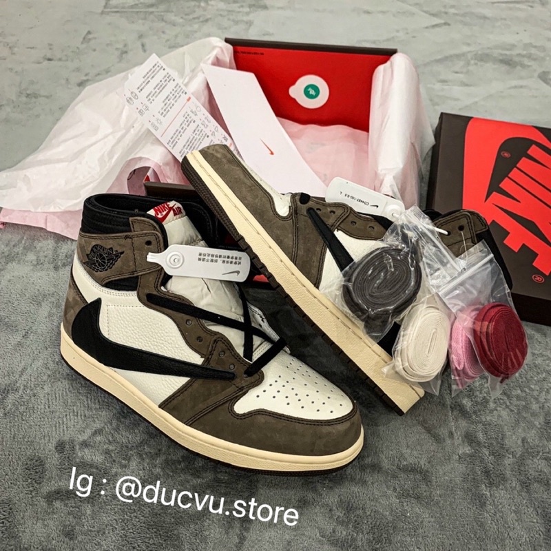 GIÀY AIR JD1 RETRO HIGH TRAVIS SCOT LAI AU [ BẢN BEST ]