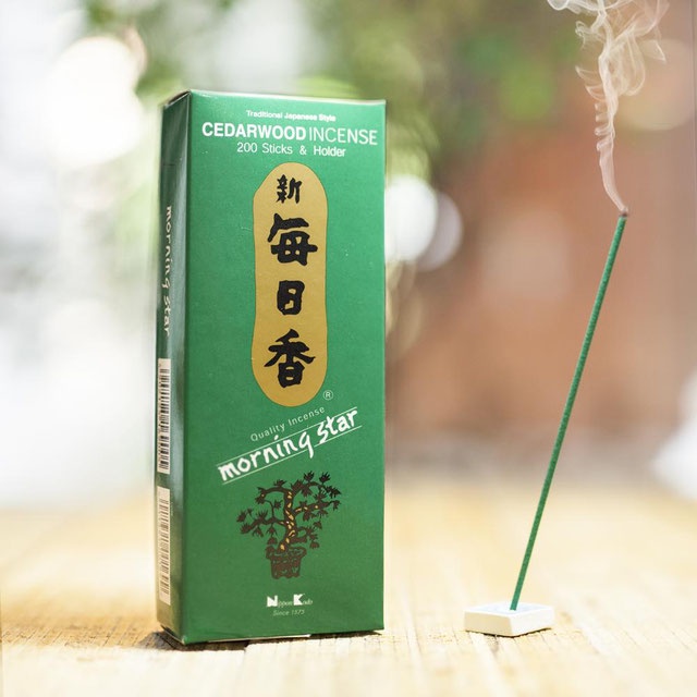 Hương thơm Nhật Bản Morning star Gỗ Tuyết Tùng