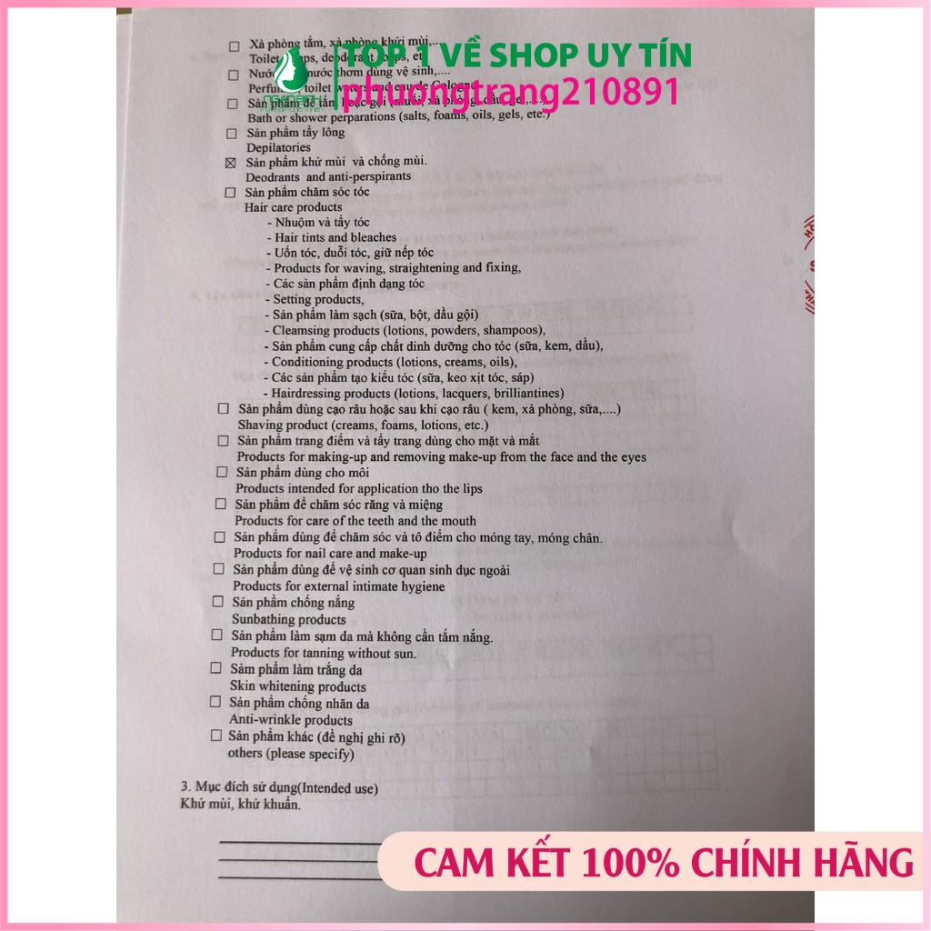 Thảo mộc hồng khử mùi hôi nách hôi chân, giảm thâm, da sáng hồng, láng mịn 50gr