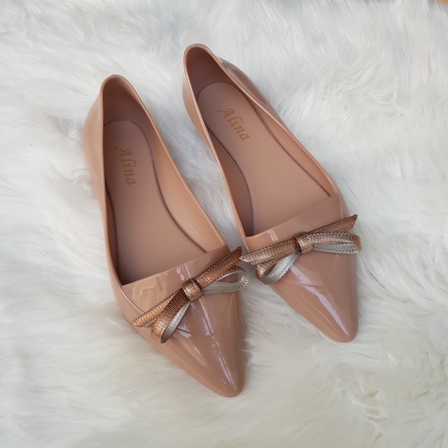 ] giầy búp bê nhựa nơ êm chân | BigBuy360 - bigbuy360.vn