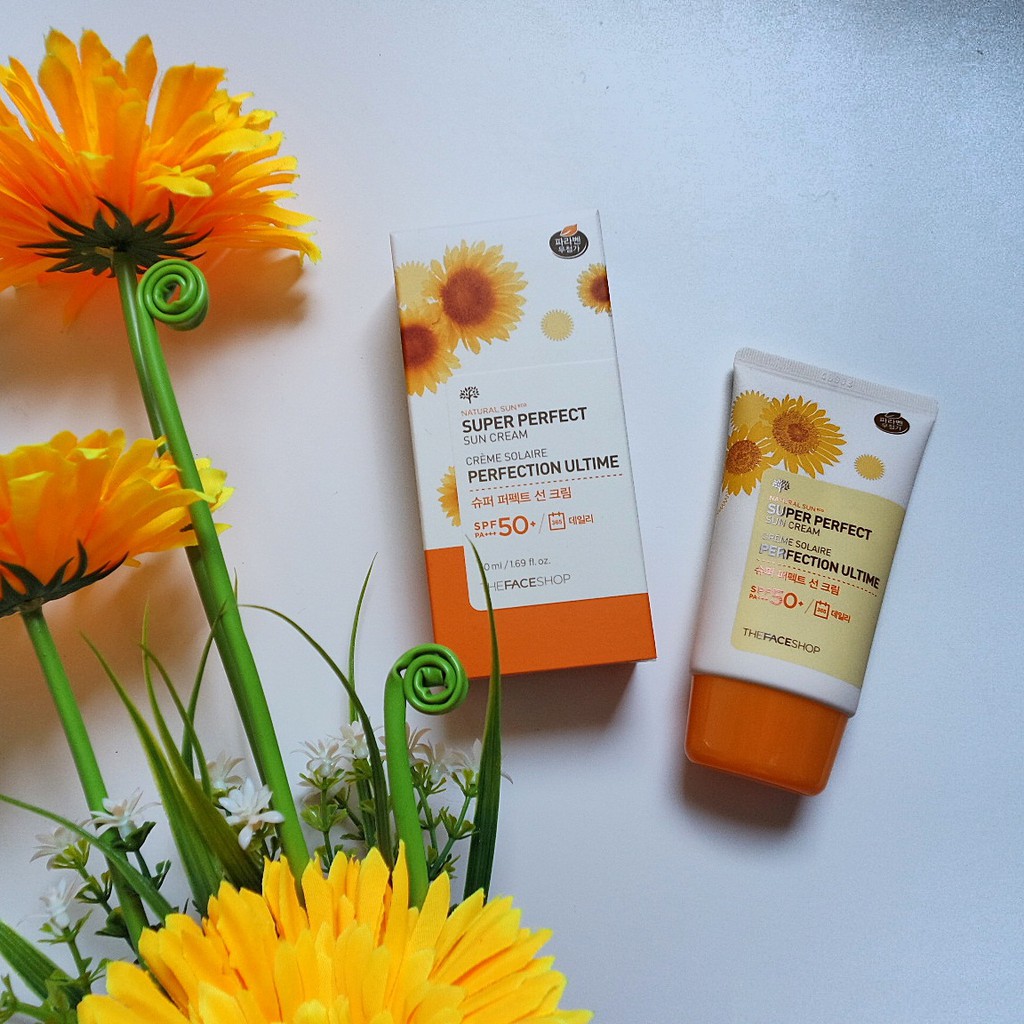 [L&V] Kem Chống Nắng Natural Sun Eco Super Perfect Sun Cream SPF50 PA+++