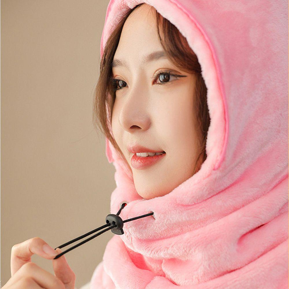 Mũ Trùm Đầu Kiêm Khăn Choàng Chống Gió Bảo Vệ Tai Dùng Trượt Tuyết Mùa Đông