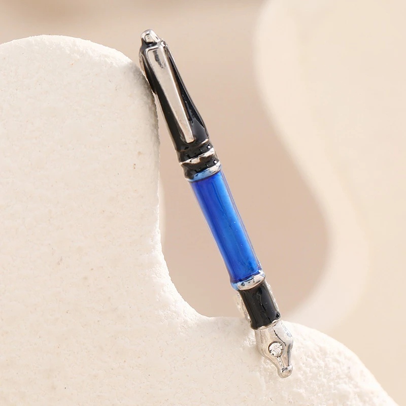 Ghim Cài Áo Hình Cây Bút Và Xe Đạp Phong Cách Retro Thời Trang Cho Nam Nữ