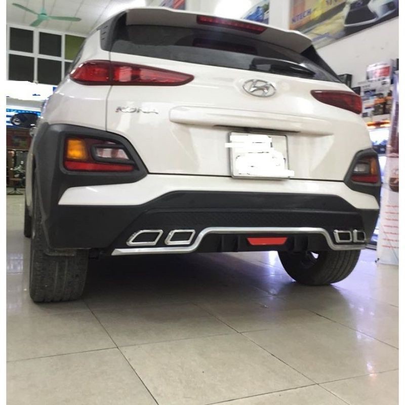 Lip chia po XE HYUNDAI KONA 2019-2022, nhựa abs cứng