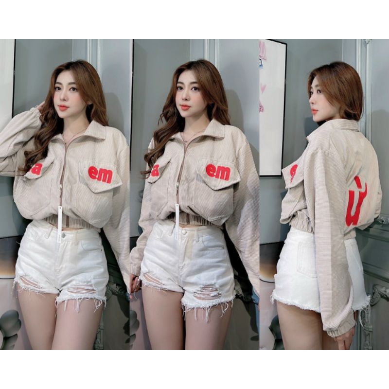 Áo Khoác Nhung Ủa Em Ừ