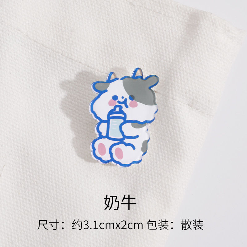 Trâm Cài Áo In Họa Tiết Hoạt Hình Xinh Xắn Sáng Tạo