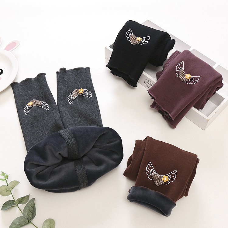 Quần legging lót lông cánh tiên bé gái size 8-15kg QD