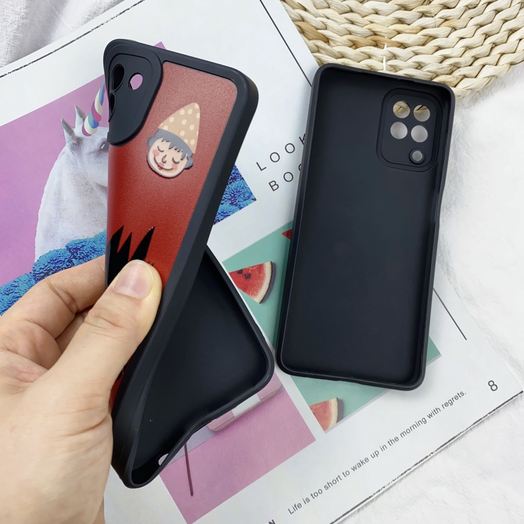 Ốp lưng Samsung Tóc Xù bóng hình viền vuông J4/J6/+/J8/A6/Plus/A7 2018/J7/Pro/Prime/A10/A10s/A20s/A20/A30/A50/A50s/A70