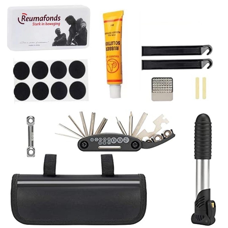 Bộ Dụng Cụ Sửa Chữa Lốp Xe Đạp 15 Trong 1 Chuyên Dụng