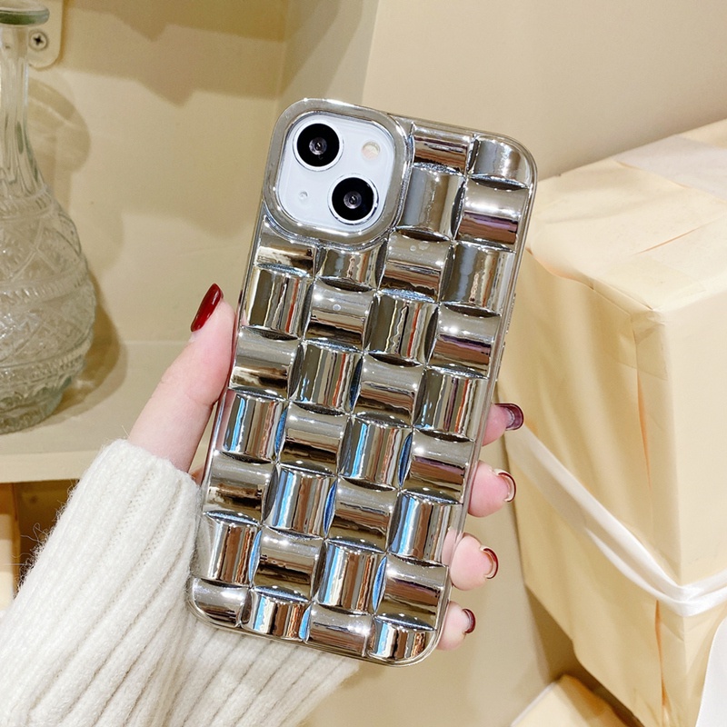 Ốp Điện Thoại Mềm Mạ Điện Hình 3D Cho Iphone 12 pro max 11 pro max xs max xr x 13proamx plus